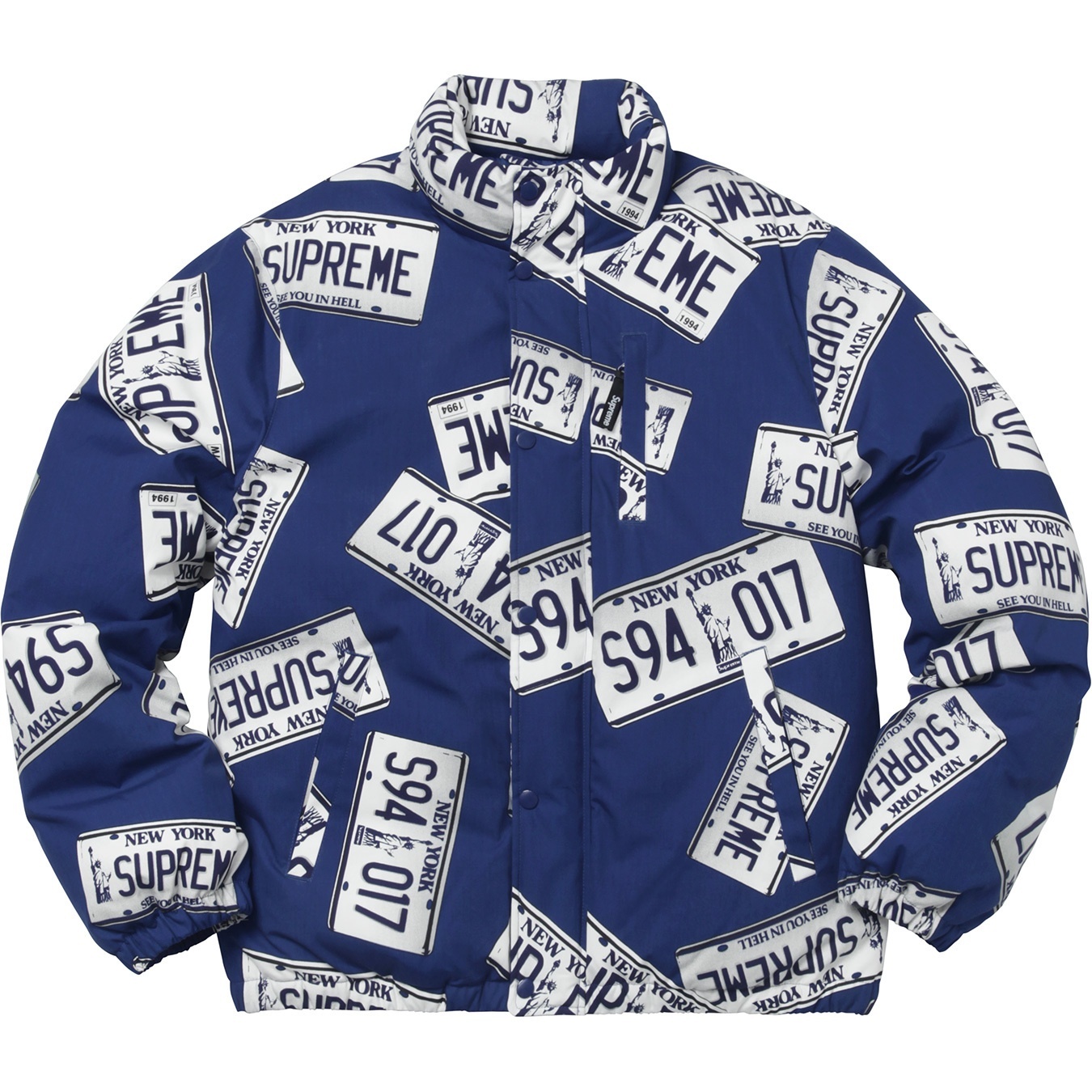License Plate Puffy Jacket view 14